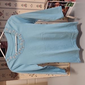 Style & Co NWT sky blue Size PS shirt